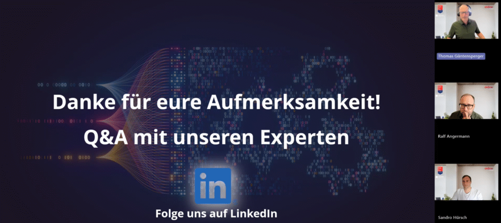 Unsere Experten am Webinar zum Thema Copilot Cowork