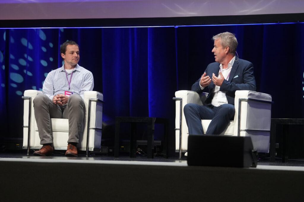 Balz Zürrer am Panel der Swiss Cyber AI Conference 2026.